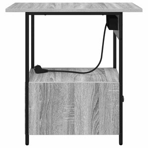 Nachttisch Graues Sonoma 60x30x61cm