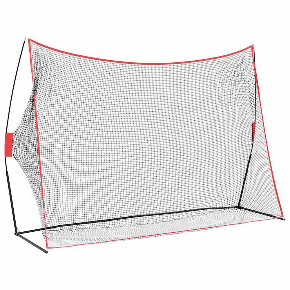 vidaXL Golf Training Aid Black 314 x 92 x 214 cm Polyester