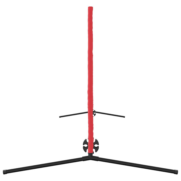 Tennisnetz, Schwarz/Rot, 396 cm