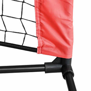 Tennisnetz Schwarz Rot 595cm