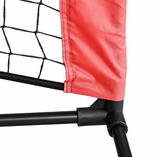 Tennisnetz Schwarz Rot 595cm