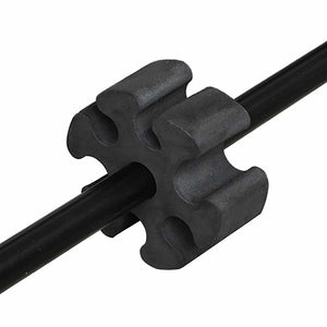 Tennisnetz Schwarz Rot 595cm