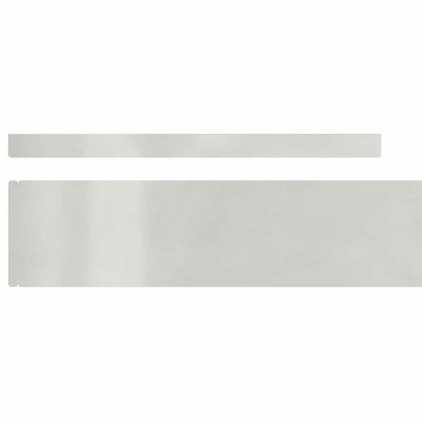 Edelstahl Rasenkante Silber 450x10 cm