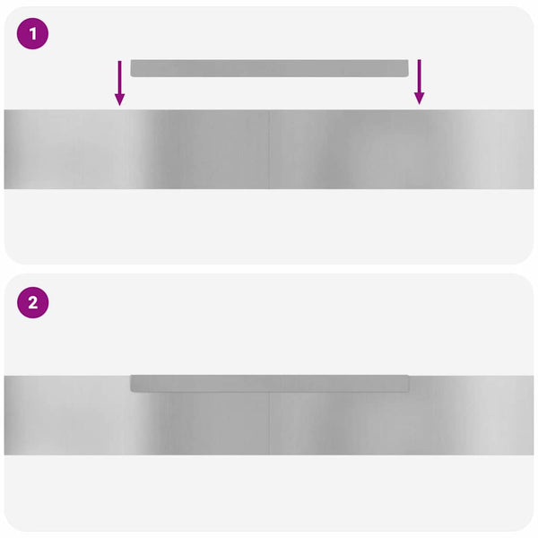 vidaXL Bordure de pelouse 4 pcs Argent 450 x 0,05 x 10 cm