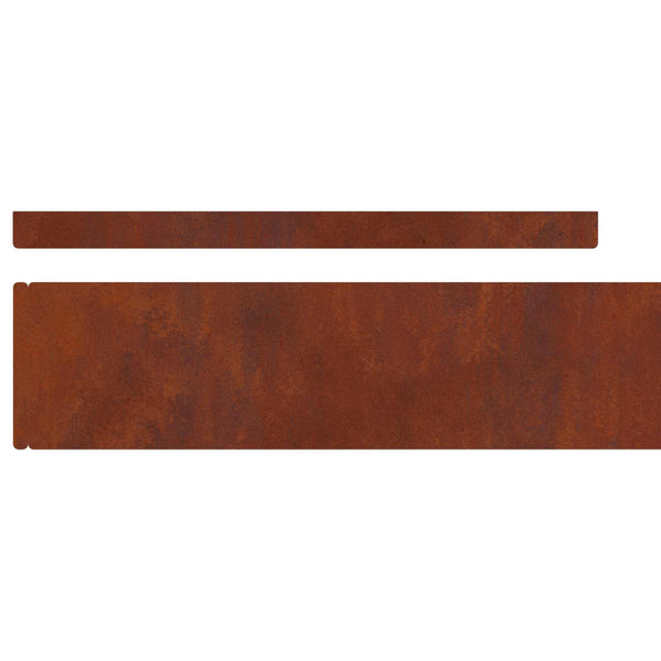 Rost Raseneinfassung 450 cm