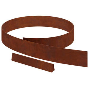 Rost Rasenkante 4er Set, 450cm