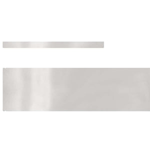 Edelstahl Rasenkante Silber 450x15 cm