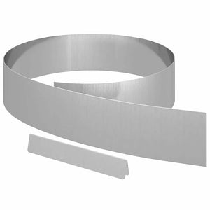 Raseneinfassung Silber Verzinkt 450 cm