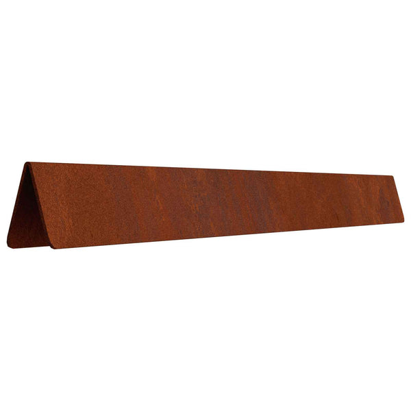 Rostige Rasenkante 4-teilig, 450 cm