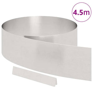 Edelstahl Rasenkante Silber 450cm