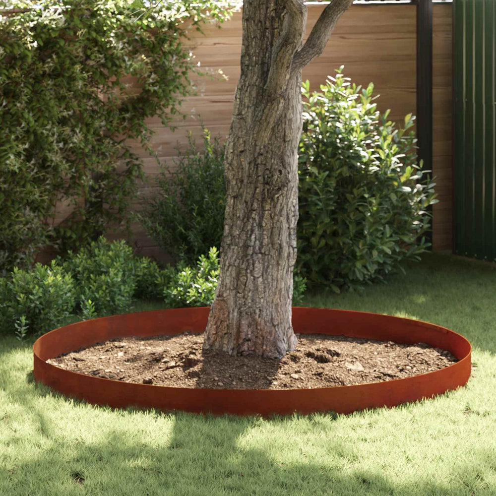 Rost Rasenkante 4er Set, 450 cm