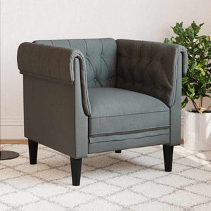 Dunkelgraues Polyester Sofa 78,5cm