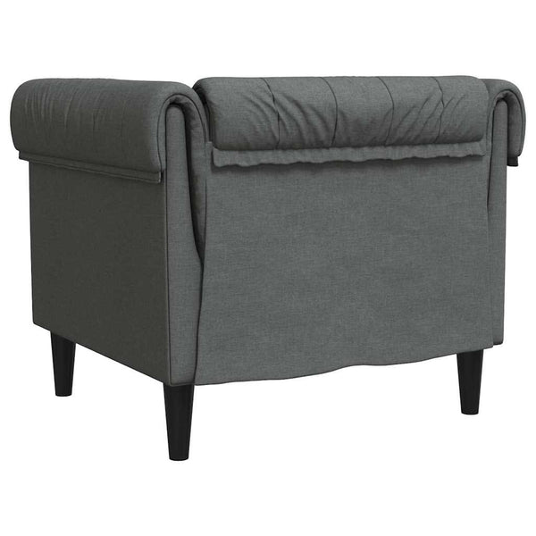 Dunkelgraues Polyester Sofa 78,5cm