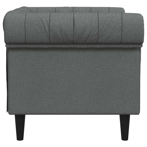 Dunkelgraues Polyester Sofa 78,5cm