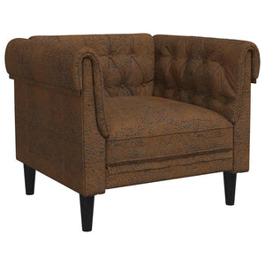 Braunes Polyester Sofa