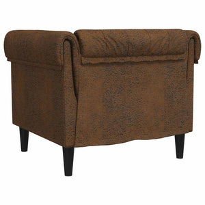 Braunes Polyester Sofa