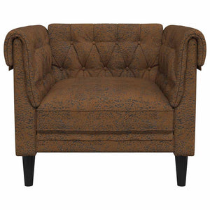 Braunes Polyester Sofa