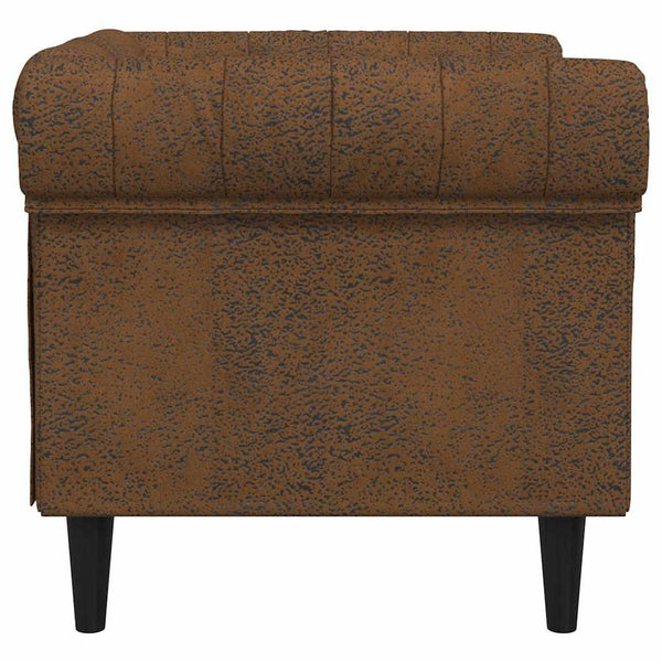 Braunes Polyester Sofa