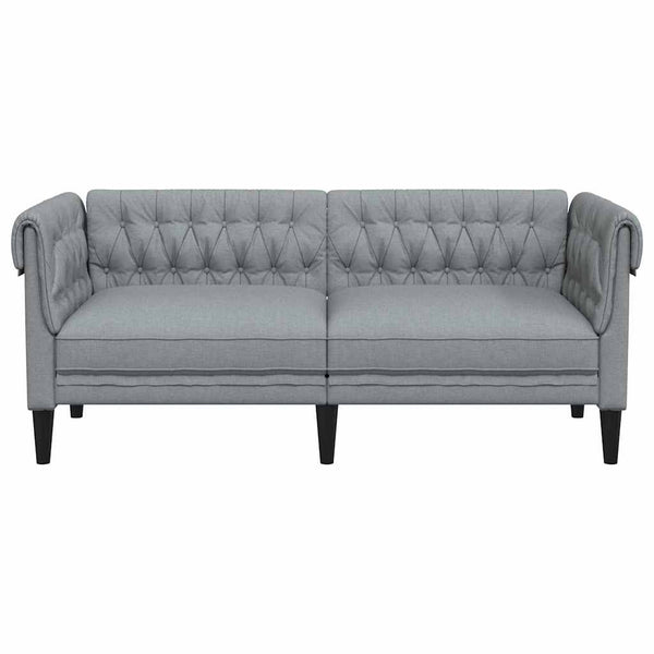 Hellgraues Polyester Sofa, 182,5 cm