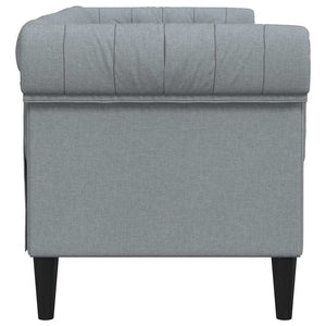 Hellgraues Polyester Sofa, 182,5 cm