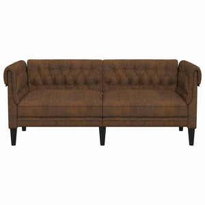 Braunes Polyester Sofa – 182,5 cm