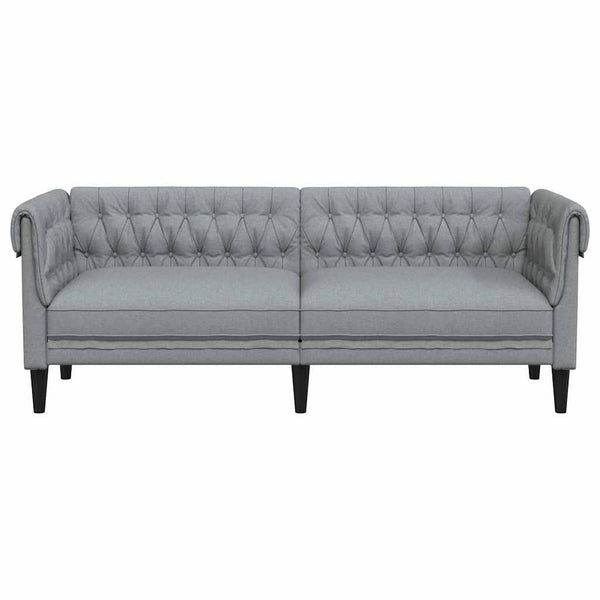 Hellgraues Polyester Sofa 201,5 cm
