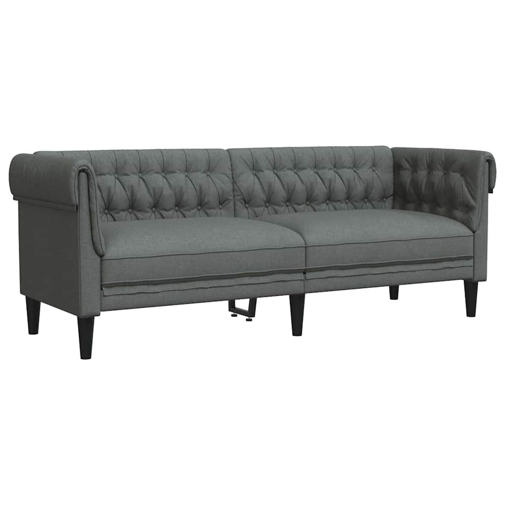 Dunkelgraues Polyester Sofa 201,5 cm