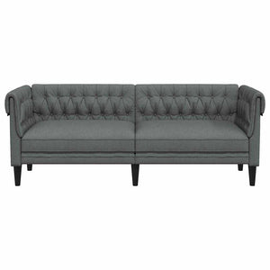 Dunkelgraues Polyester Sofa 201,5 cm