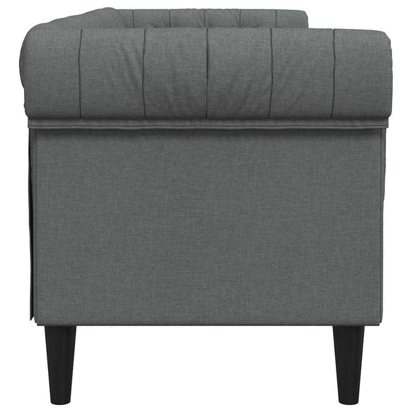Dunkelgraues Polyester Sofa 201,5 cm