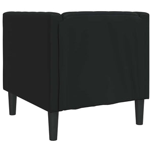 Schwarzes PVC Sofa