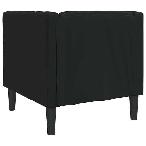 Schwarzes PVC Sofa