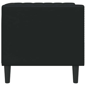 Schwarzes PVC Sofa