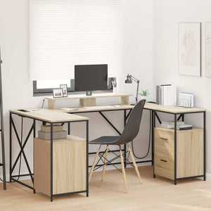 Schreibtisch Sonoma Eiche 182 cm
