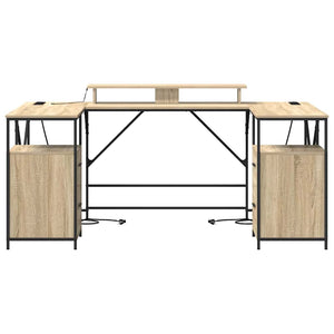 Schreibtisch Sonoma Eiche 182 cm