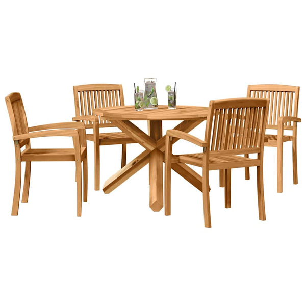Garten Essgruppe Akazie Massivholz 5-teilig