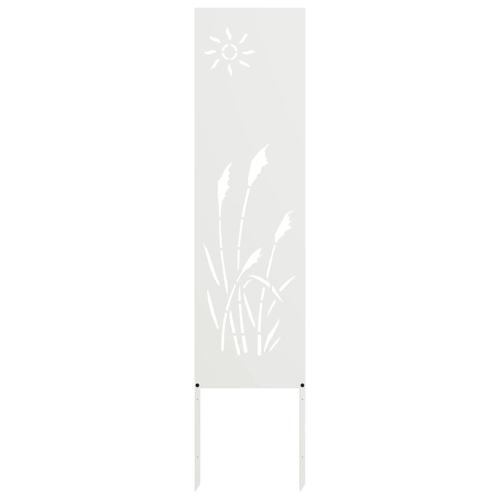 Weißer Garten Sichtschutz 32x140cm