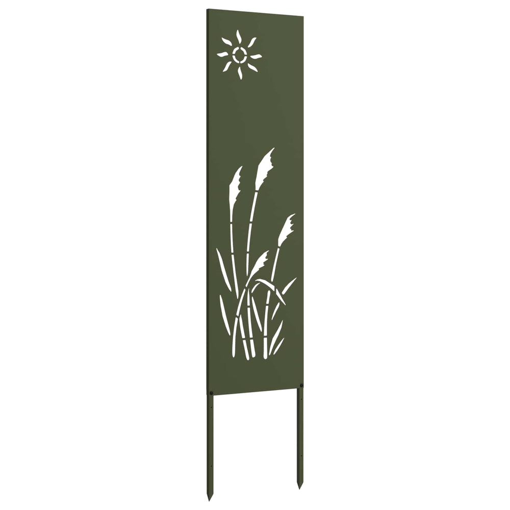 Garten Sichtschutz Leinwand Olivgrün 32x140cm