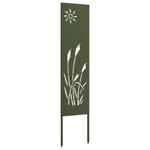 Garten Sichtschutz Leinwand Olivgrün 32x140cm