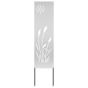Garten Sichtschutz Silber 32x140cm