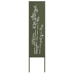 Garten Sichtschutz Floral Olivgrün 32x140cm