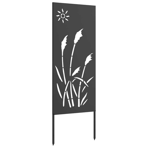 Garten Sichtschutz Leinwand Schwarz 50x140cm