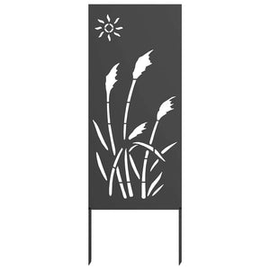 Garten Sichtschutz Leinwand Schwarz 50x140cm