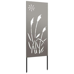 Rostige Garten-Sichtschutz Leinwand 50x140cm