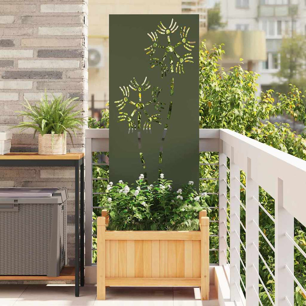 Garten Sichtschutz Leinwand Olivgrün 50x140cm