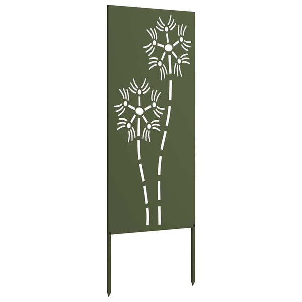 Garten Sichtschutz Leinwand Olivgrün 50x140cm