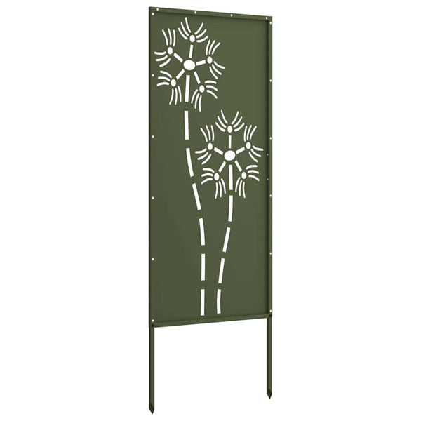 Garten Sichtschutz Leinwand Olivgrün 50x140cm