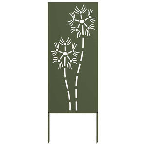 Garten Sichtschutz Leinwand Olivgrün 50x140cm