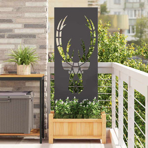 Garten Sichtschutz Leinwand Tiermuster 50x140cm