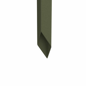 Garten Sichtschutz Leinwand Tiermuster Olivgrün 50x140