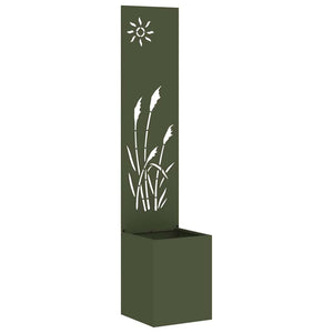 Garten Sichtschutz Leinwand Olivgrün 32x150cm